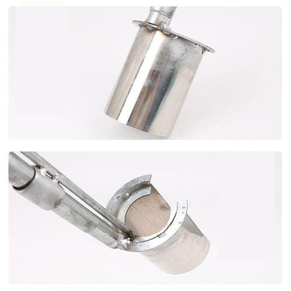 Bulb Planting Tool Ergonomic T-Handle Rust-Resistant Stainless Steel