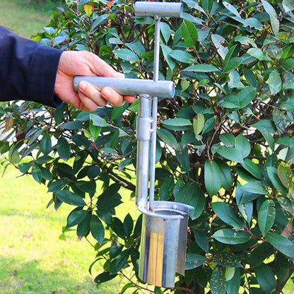 Bulb Planting Tool Ergonomic T-Handle Rust-Resistant Stainless Steel