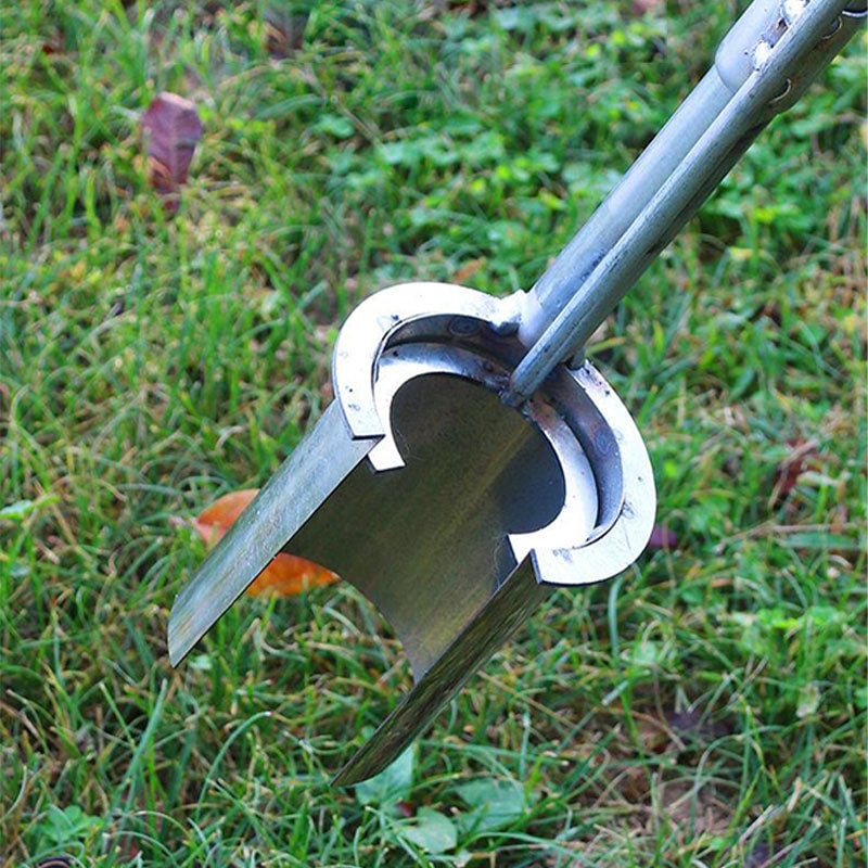Bulb Planting Tool Ergonomic T-Handle Rust-Resistant Stainless Steel