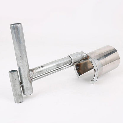 Bulb Planting Tool Ergonomic T-Handle Rust-Resistant Stainless Steel
