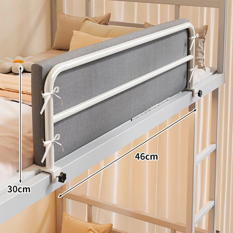 Bunk Bed Safety Rail Padded Clamp-On 47.2-Inch Guard