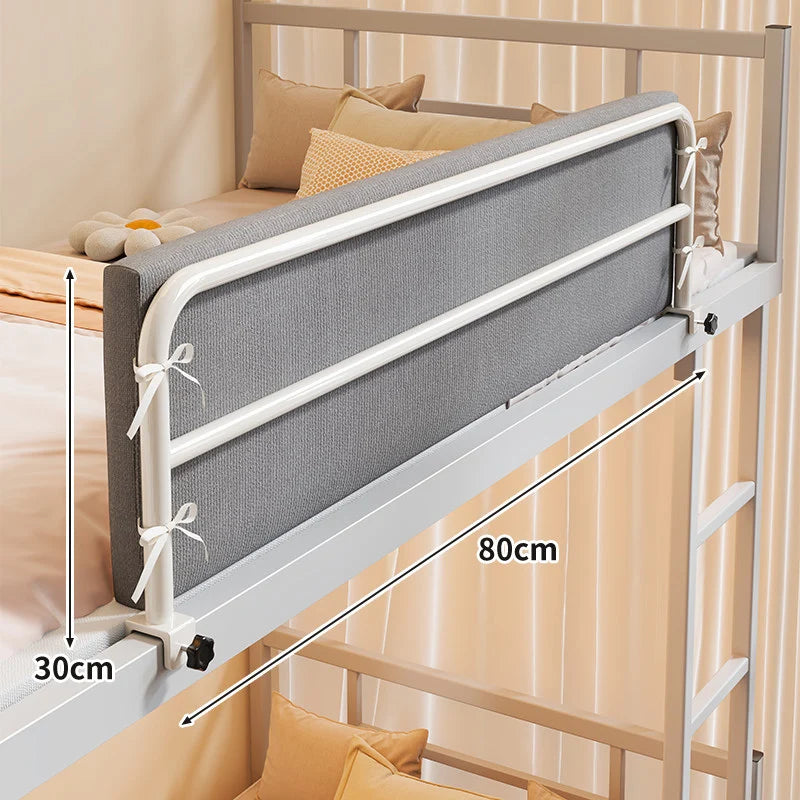 Bunk Bed Safety Rail Padded Clamp-On 47.2-Inch Guard