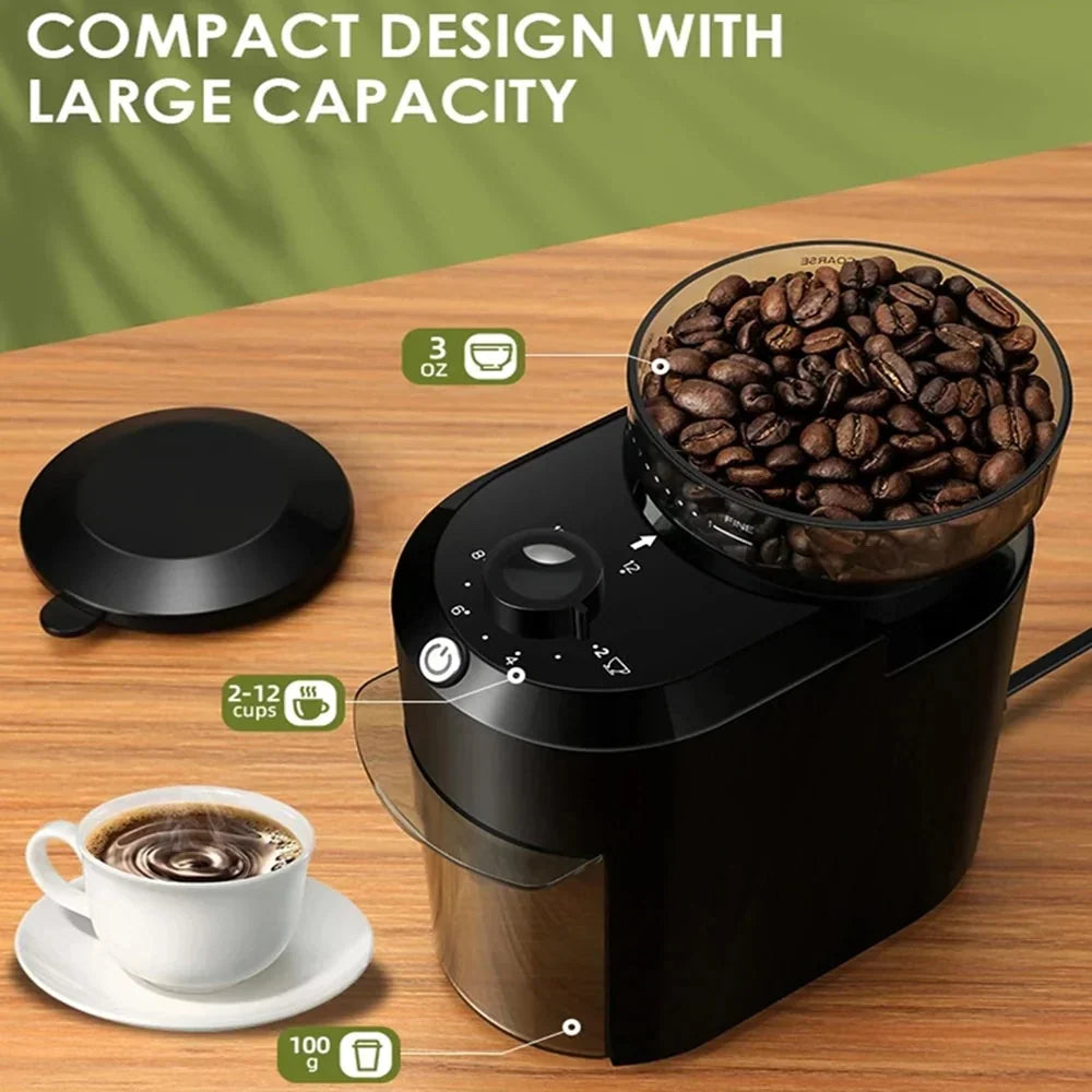 Burr Coffee Grinder 28 Settings Quiet Operation