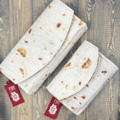 Burrito Wallet Magnetic Closure Holds 12 Cards
