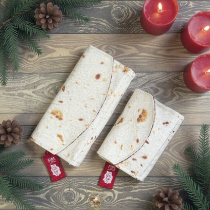 Burrito Wallet Magnetic Closure Holds 12 Cards