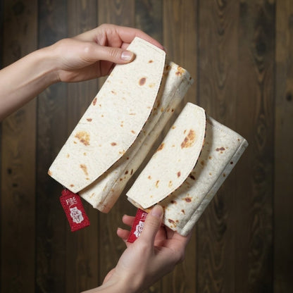 Burrito Wallet Magnetic Closure Holds 12 Cards