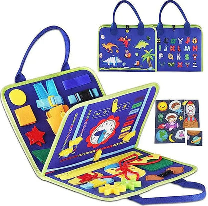 Busy Board Zippers Buttons & Buckles