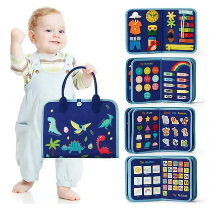 Busy Board Zippers Buttons & Buckles