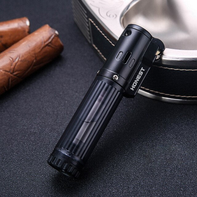 Butane Lighter Turbo Jet Flame Compact Lightweight