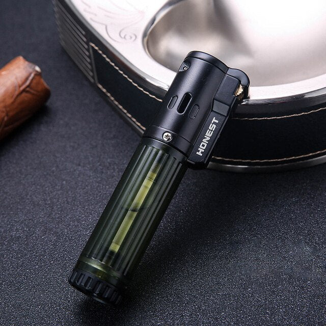 Butane Lighter Turbo Jet Flame Compact Lightweight