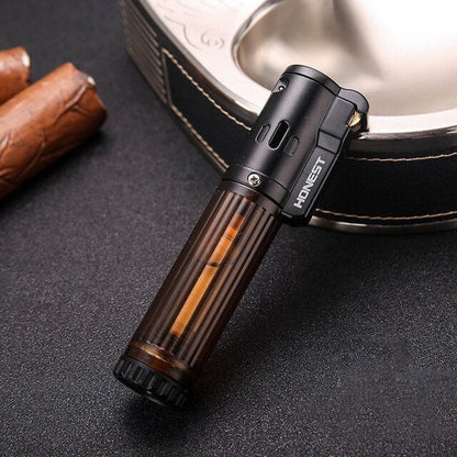 Butane Lighter Turbo Jet Flame Compact Lightweight