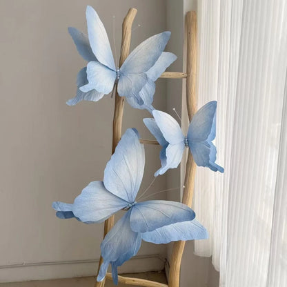 Butterfly Wall Decor Paper & Wire Easy to Hang