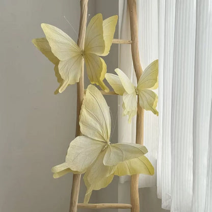 Butterfly Wall Decor Paper & Wire Easy to Hang