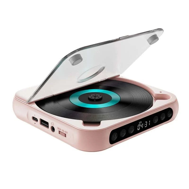 CD Player Bluetooth Portable Hi-Fi Sound 6-Hour Battery Life