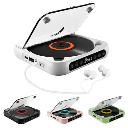 CD Player Portable Bluetooth Hi-Fi 6-Hour Battery Life