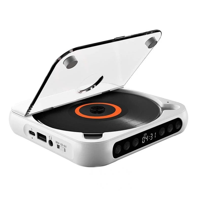 CD Player Portable Bluetooth Hi-Fi 6-Hour Battery Life