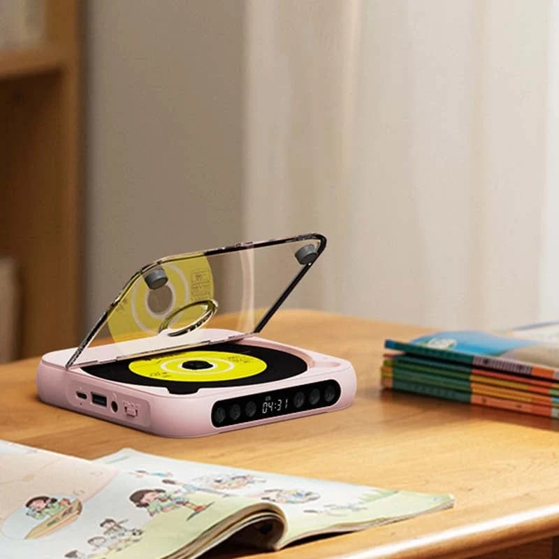 CD Player Portable Bluetooth Hi-Fi 6-Hour Battery Life