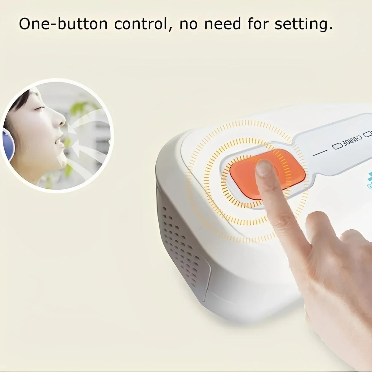 CPAP Cleaner Ozone Sanitizing 30-Minute USB-Rechargeable