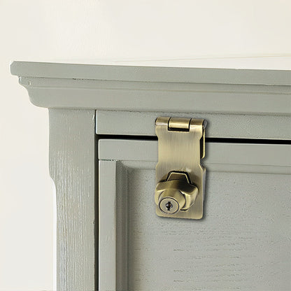 Cabinet & Toolbox Lock Rust-Resistant Zinc Alloy Two Keys