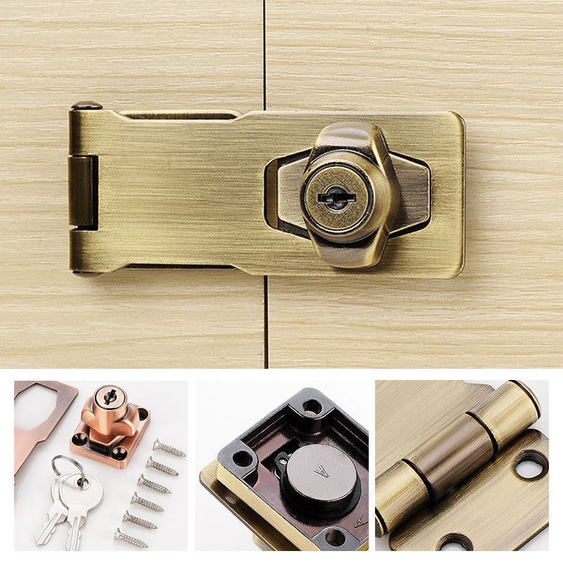 Cabinet & Toolbox Lock Rust-Resistant Zinc Alloy Two Keys