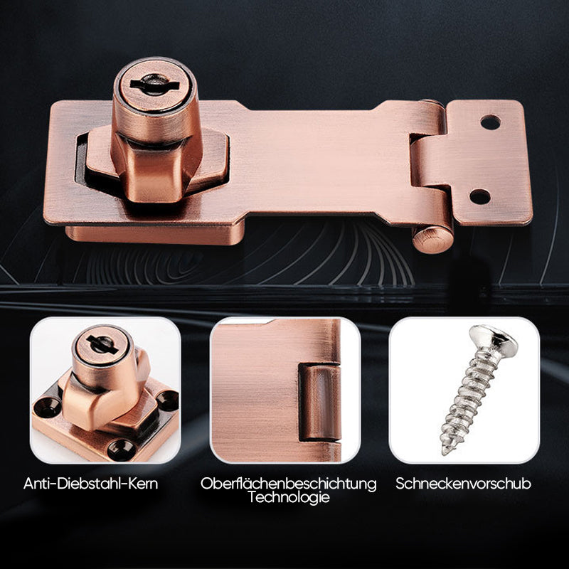 Cabinet & Toolbox Lock Rust-Resistant Zinc Alloy Two Keys