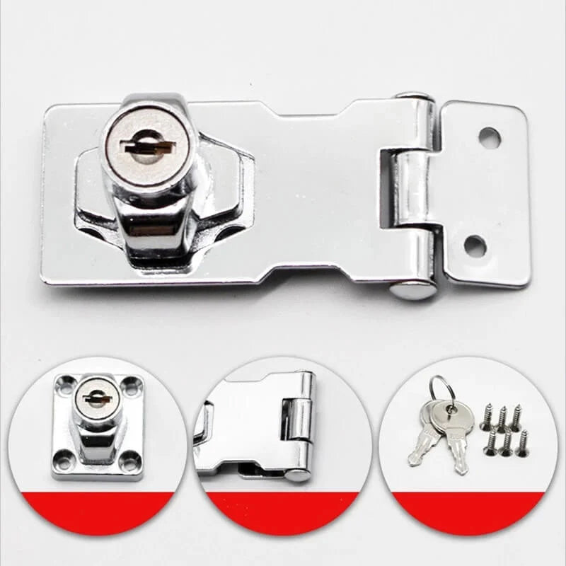 Cabinet & Toolbox Lock Rust-Resistant Zinc Alloy Two Keys