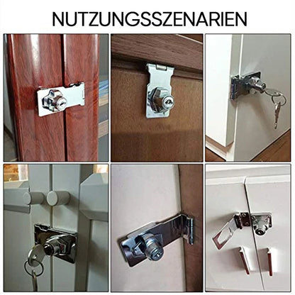 Cabinet & Toolbox Lock Rust-Resistant Zinc Alloy Two Keys