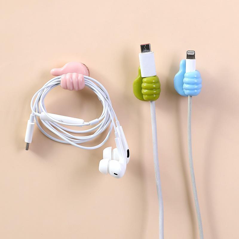 Cable Clips Compact ABS Plastic Strong Adhesive