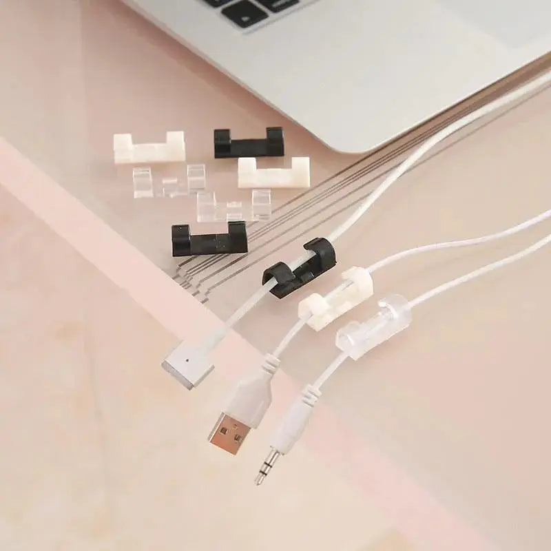 Cable Clips Self-Adhesive ABS 20-Pack