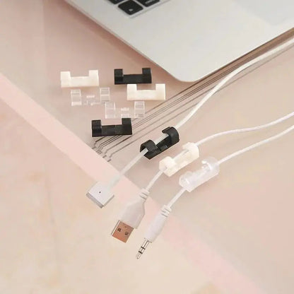 Cable Clips Self-Adhesive ABS 20-Pack