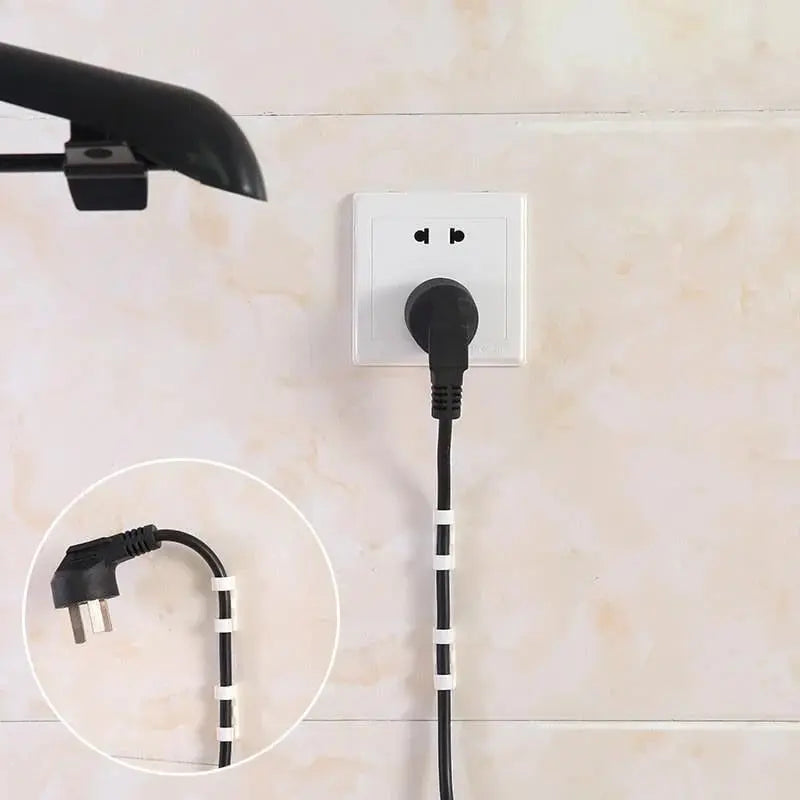 Cable Clips Self-Adhesive ABS 20-Pack
