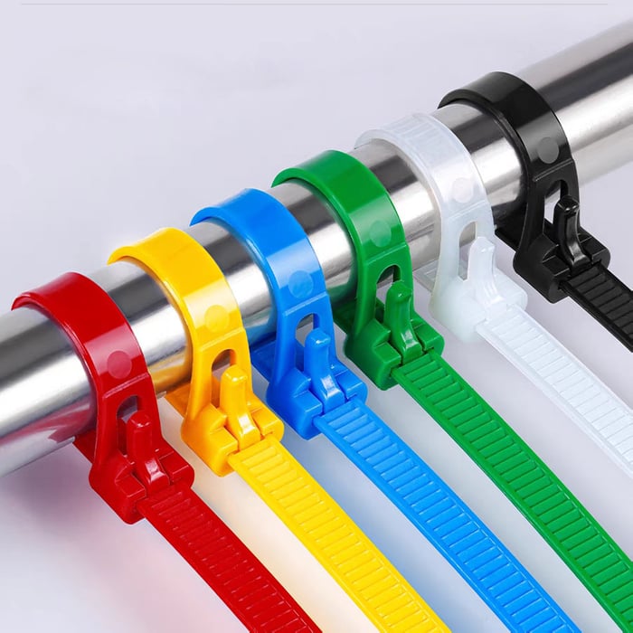 Cable Ties Reusable Release Lock Pack Of 100
