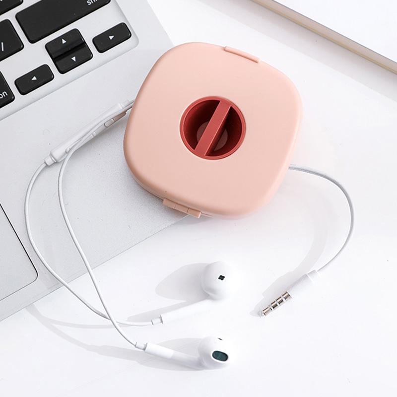 Cable Winder Tangle-Free Integrated Phone Stand