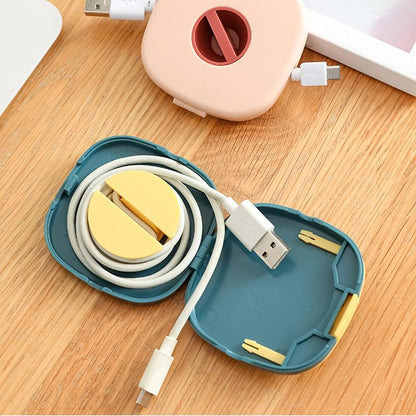 Cable Winder Tangle-Free Integrated Phone Stand