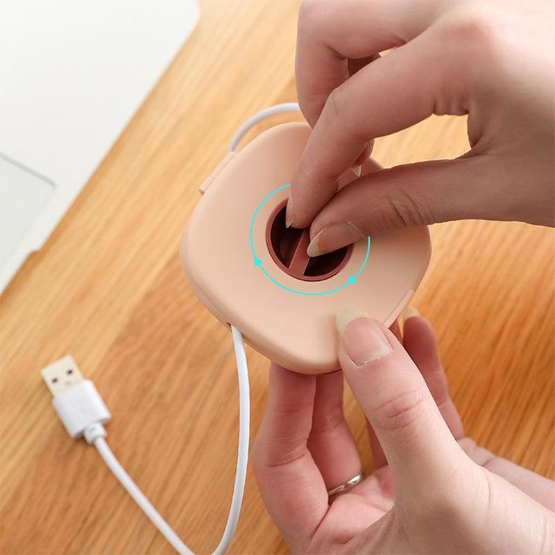 Cable Winder Tangle-Free Integrated Phone Stand