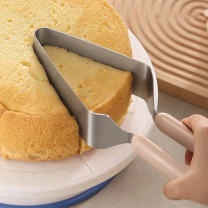 Cake Server Stainless Steel Ergonomic Handle Dishwasher Safe