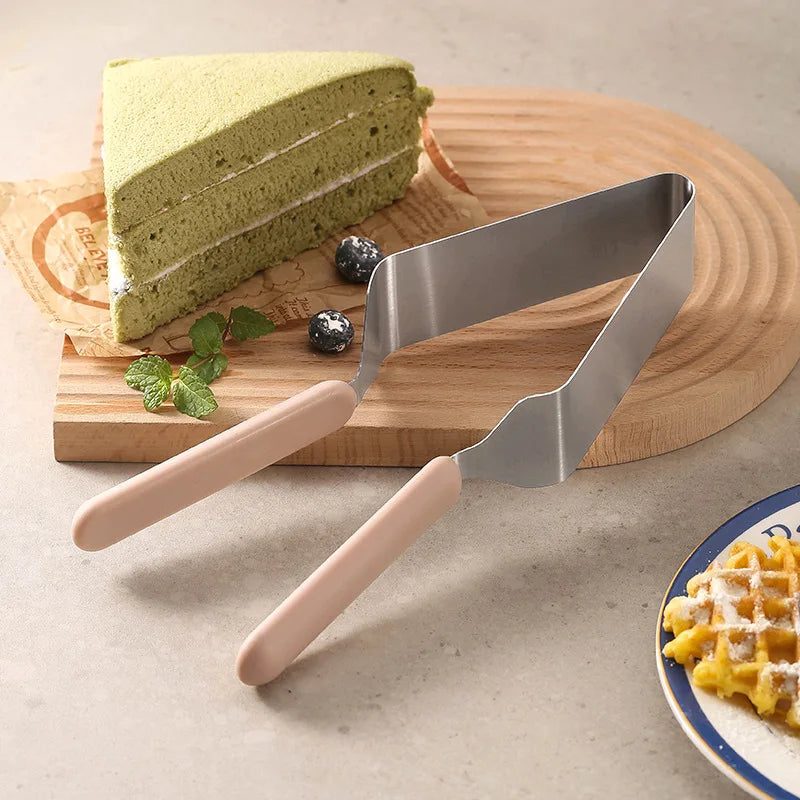 Cake Server Stainless Steel Ergonomic Handle Dishwasher Safe