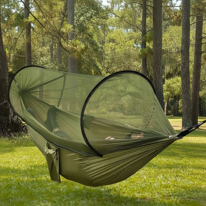 Camping Hammock Integrated Mosquito Net Lightweight Nylon