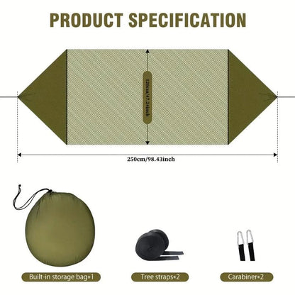 Camping Hammock Integrated Mosquito Net Lightweight Nylon