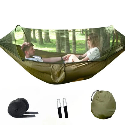 Camping Hammock Integrated Mosquito Net Lightweight Nylon