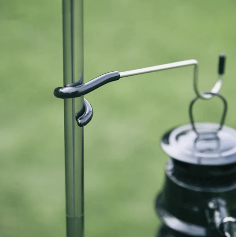 Camping Hook Stainless Steel Non-Slip Rubber Ends