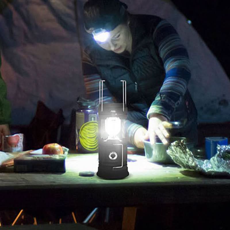 Camping Lantern LED Solar & USB Power Bank