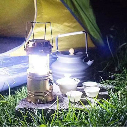 Camping Lantern LED Solar & USB Power Bank