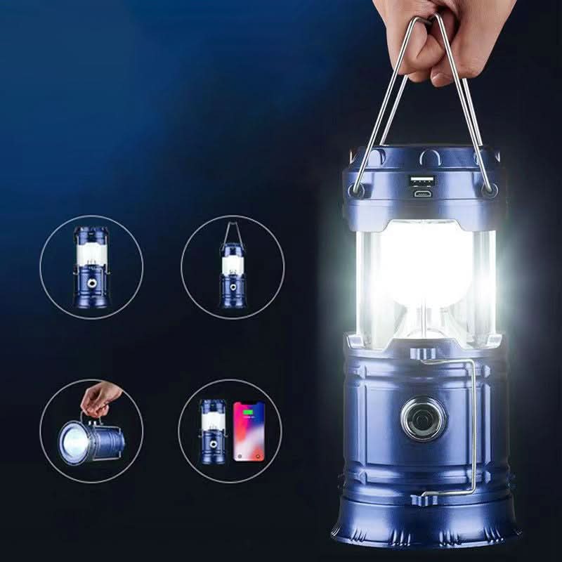 Camping Lantern LED Solar & USB Power Bank