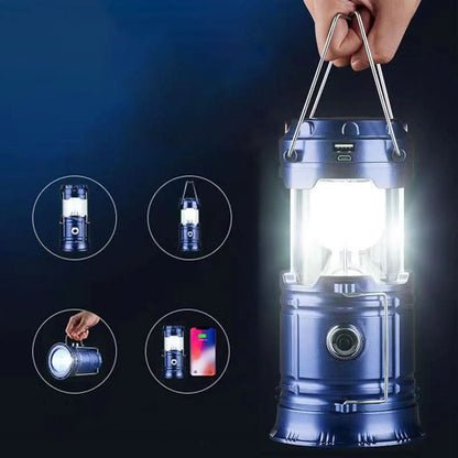 Camping Lantern LED Solar & USB Power Bank