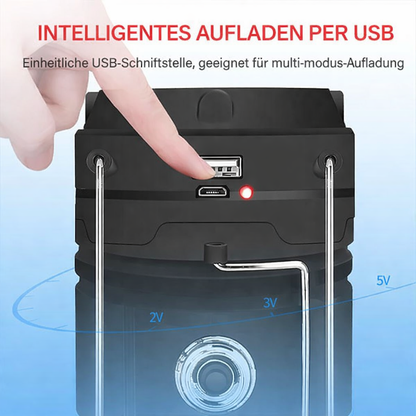 Camping Lantern LED Solar & USB Power Bank