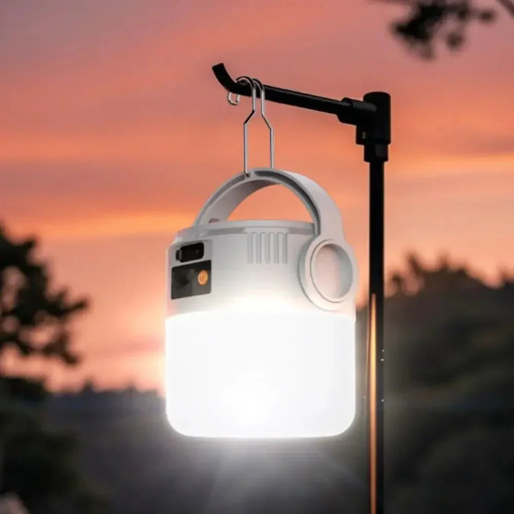 Camping Lantern Solar Rechargeable Bright LED