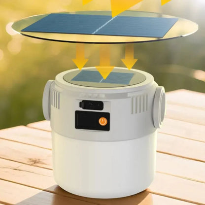 Camping Lantern Solar Rechargeable Bright LED