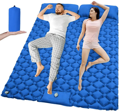 Camping Mattress Extra-Wide Built-In Pump Water-Repellent