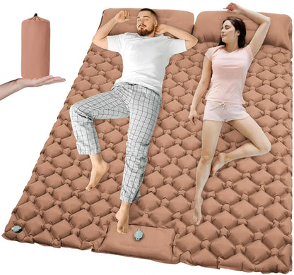 Camping Mattress Extra-Wide Built-In Pump Water-Repellent